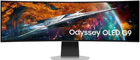 DAMAGED - Samsung 49 inch Odyssey OLED G9 Gaming Monitor (LS49CG954SNXZA)