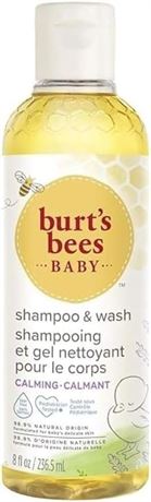 236.5ml Burt's Bees Baby Calming Shampoo and Wash with Lavender, Tear-Free