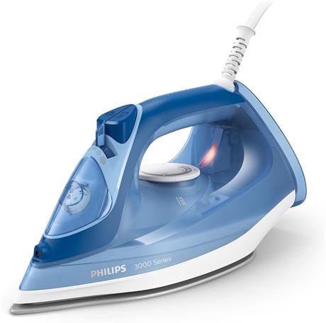 Philips Perfect Care 3000 Series Steam Iron - 1250 W power, 40 g/min continuous