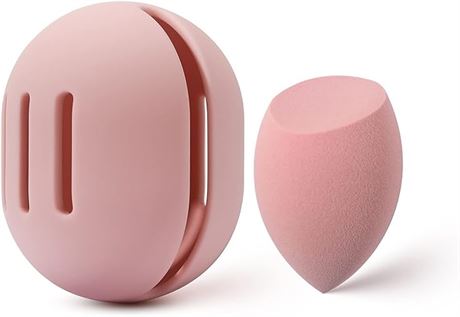 BEZOX Makeup Blender with Holder,Pink