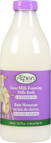 ALPEN SECRETS Goat Milk with Lavender Oil Foaming Milk Bath (Pack of 2)