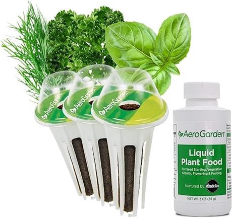 AeroGarden Gourmet Herb Seed Pod Kit - Herb Seeds for AeroGarden Indoor Garden