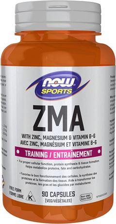 Now Foods ZMA with Zinc, Mg, B-6 90cap