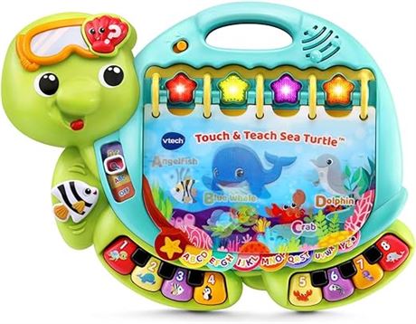 VTech Touch and Teach Sea Turtle Interactive Learning Book (English Version)