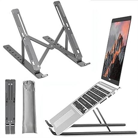 Vancold Portable Laptop Stand, Ergonomic Aluminum Laptop Mount Stand, Detachable