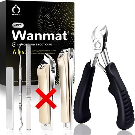Toenail Clippers for Thick Nails, Upgraded Toe Nail Cutter, Professional Finger