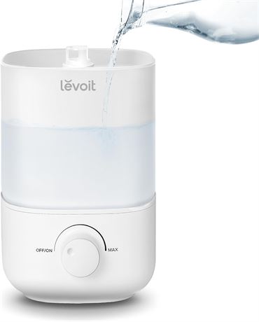 LEVOIT Humidifier for Bedroom, 2.5L Top Fill Cool Mist Air Humidifiers for Baby