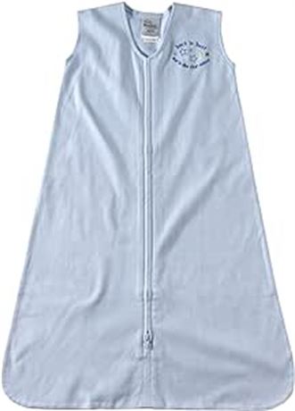 MED - HALO 929 Sleepsack 100-Percent Cotton Wearable Blanket Small, Light Blue