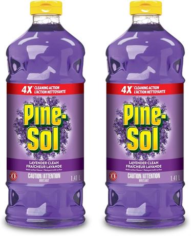 2-pack, Pine-Sol Multi-Surface Cleaner, Lavender, 1.41 L,  Purple