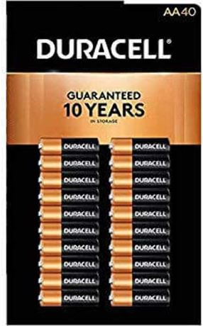 30 Pack Only Duracell MN1500 Duralock Copper Top Alkaline AA Batteries -