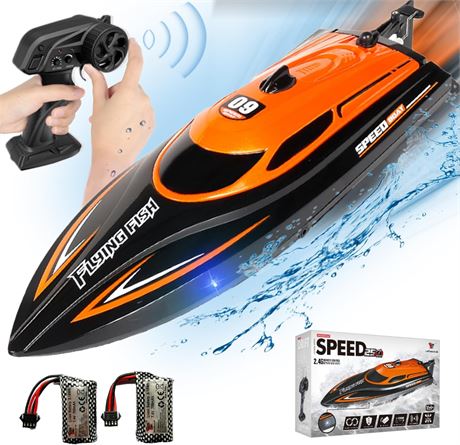 RANFLY RC Boat with 2 Rechargeable Battery