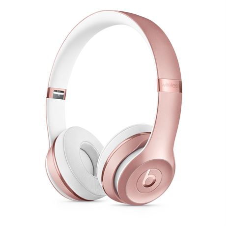 Beats Solo3 Wireless On-Ear Headphones - Apple W1 Headphone Chip, Rose Gold