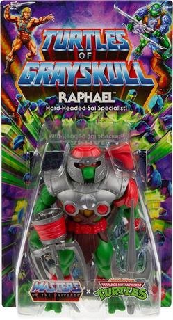 Masters of the Universe Origins Turtles of Grayskull Raphael Action Figure Toy