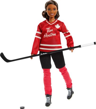 Tim Hortons Barbie Doll (12-inch Curvy Black Hair) Collectible
