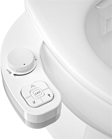 PIKETS Bidet Attachment for Toilet, Dual Nozzle (Frontal and Rear Wash)