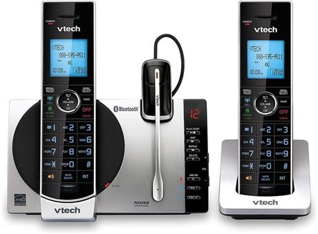 VTech DS6771-3 2-Handset DECT6.0 Connect to Cell Answering System