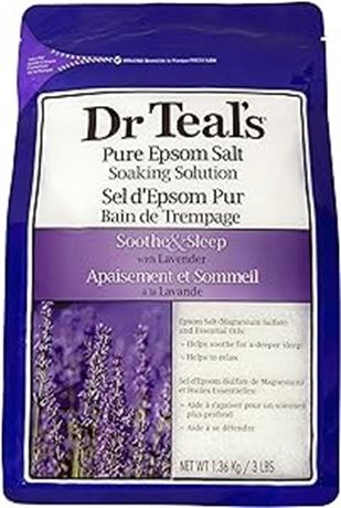 Dr Teal's lavender epsom salts, 1.36 kilogram