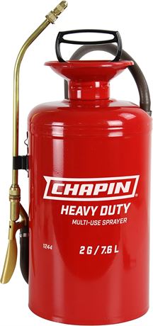 Chapin Made in The USA, 1244 2-Gallon Tri-Poxy Steel Tank Sprayer for Lawn, Home