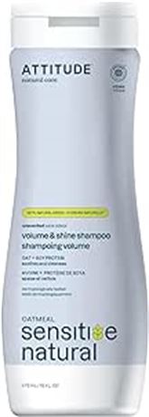 473 mL, ATTITUDE Volume and Shine Hair Shampoo for Sensitive Dry Scalp