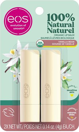 eos 100% Natural & Organic Lip Balm Sphere- Vanilla Bean
