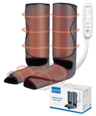 RENPHO Upgraded Leg Compression Massager with Heat, Massage for Foot