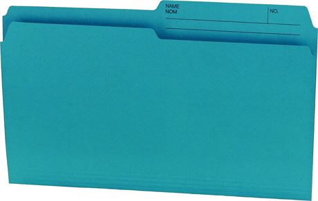 Hilroy 65172 Colored File Folders, Legal Size, 10.5 Point