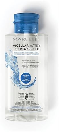 400ml Marcelle Micellar Water, Normal Skin, with Soothing Aloe, Cleanses