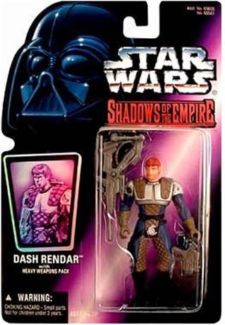 1996 Kenner Star Wars Shadows of the Empire Carded Action Figure - Dash Rendar