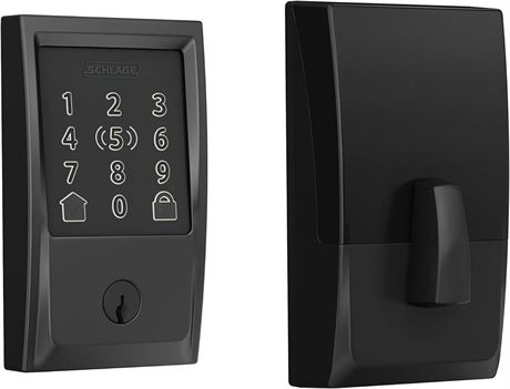 Schlage Encode Plus WiFi Deadbolt Smart Lock with Apple Home Key, Keyless Entry