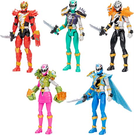 Power Rangers Dino Fury Team Up Pack, 6-Inch Action Figures