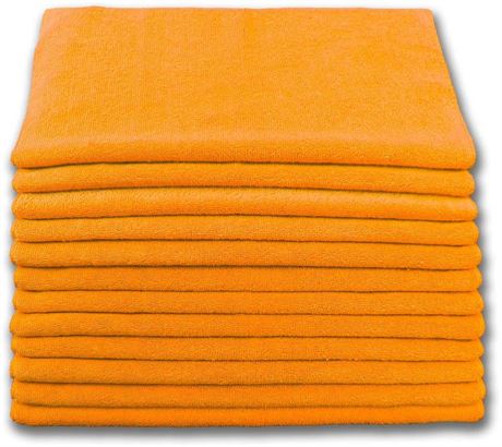 HOMEXCEL Microfiber Washcloths Towel Pack of 24,,11.5"X11.5" Highly Absorbent