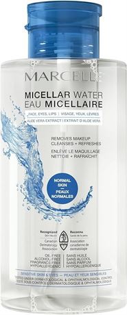 400 mL, Marcelle Micellar Water, Normal Skin, with Soothing Aloe