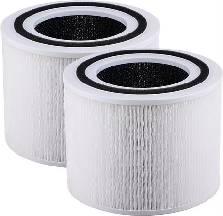 2 Pack Air Purifier replacement filter for Levoit Core 300 and Core 300S