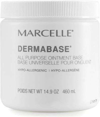 Marcelle Dermabase All-Purpose Ointment Base, Smooth and Non-Greasy Stabilized