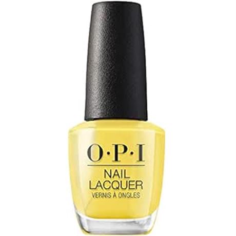 OPI Nail Lacquer, Yellow Nail Polish, Gold Nail Polish, 0.5 fl oz