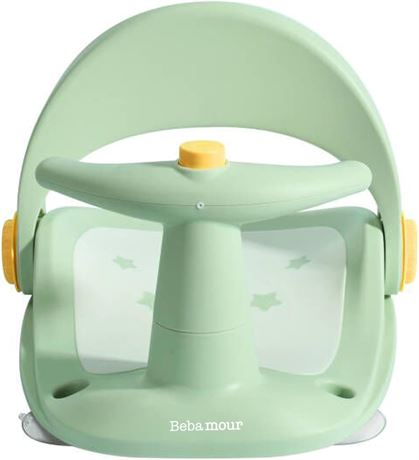 Bebamour Baby Bath Seat Portable Toddler Child Bathtub Seat for 6-18 Months