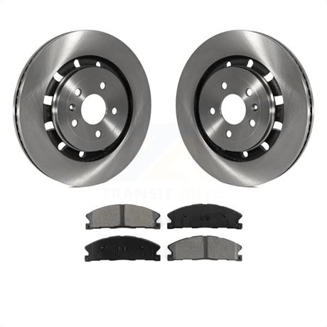 FOR SELECT FORD VEHICLES Front Disc Brake Rotors And Semi-Metallic Pads Kit
