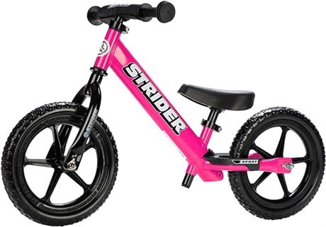 Strider 12” Sport Bike - No Pedal Balance Bicycle for Kids 18 Months to 5 Years