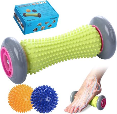 Foot Roller Massage Ball for Relief Plantar Fasciitis and Reflexology Massager f