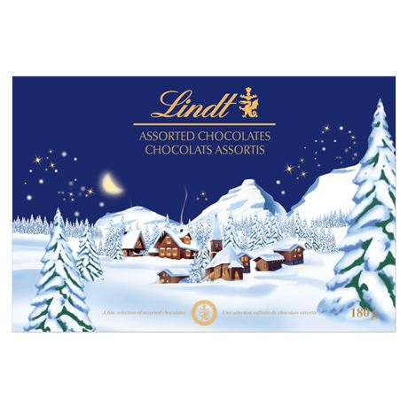 Lindt Winter Wonderland Assorted Chocolate Gift Box, 180g