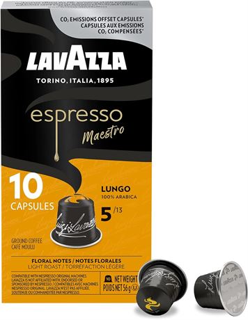 Lavazza Espresso Maestro Lungo Light Roast Coffee Capsules