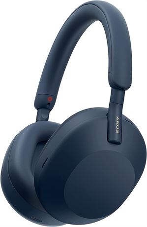 Sony WH-1000XM5 Wireless Industry Leading Noise Cancelling Headphones, Blue