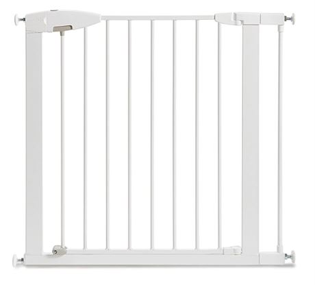 Munchkin Easy Close Pressure Mounted Baby Gate for Stairs, Hallways and Doors, W