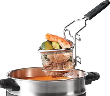 Starfrit Fondue Small Cooking Basket - Stainless Steel - 2 Draining Positions
