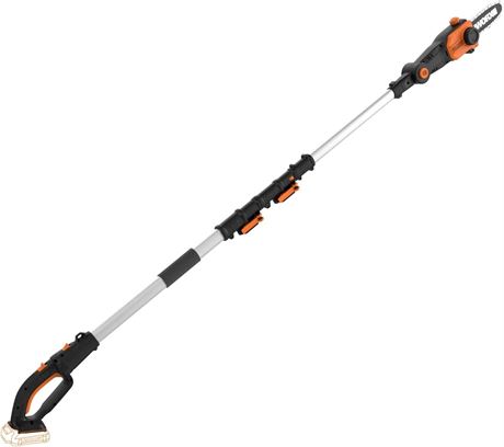 Worx WG349.9 20V Power Share 8" Pole Saw with Auto-Tension (Tool Only)