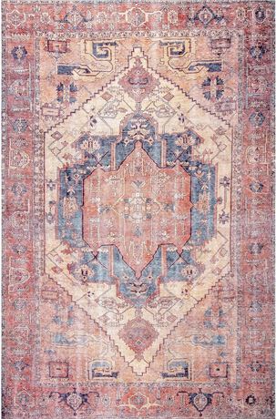 2' x 3' nuLOOM Leslie Persian Accent Rug, Peach