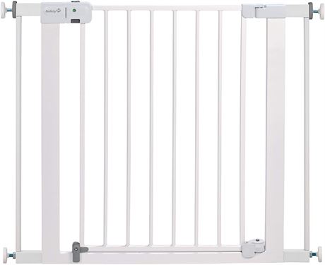 Safety 1st Auto-Close Pressure-Installed Metal Gate with Magnetic Latch -
