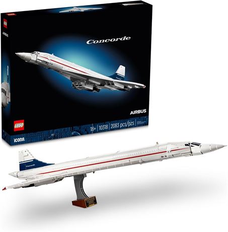LEGO Icons Concorde Model Aircraft, 10318