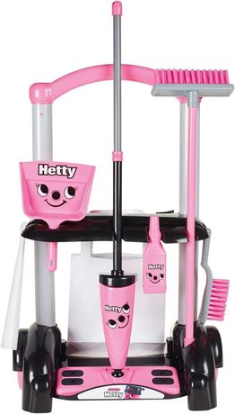 Casdon Henry & Hetty Toys - Hetty Cleaning Trolley - Pink Hetty-Inspired