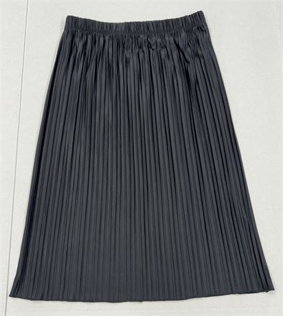 SMALL - Zara Pleated Black Skirt